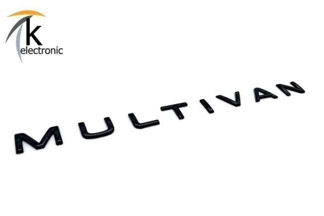 VW T7 Multivan Schriftzug hinten schwarz Heckklappe